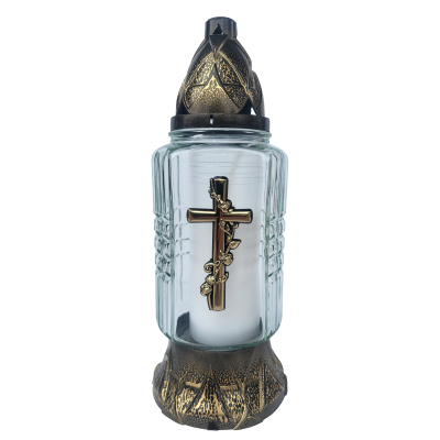 Z539 Róża krzyżyk złoty